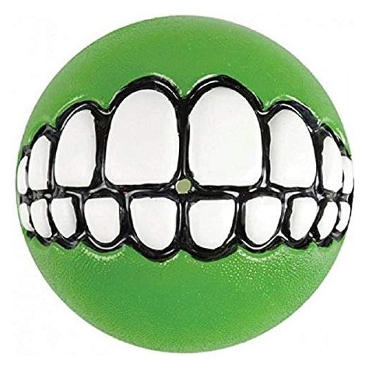 Rogz Fun Dog Treat Ball in various sizes and colors, Large, Lime