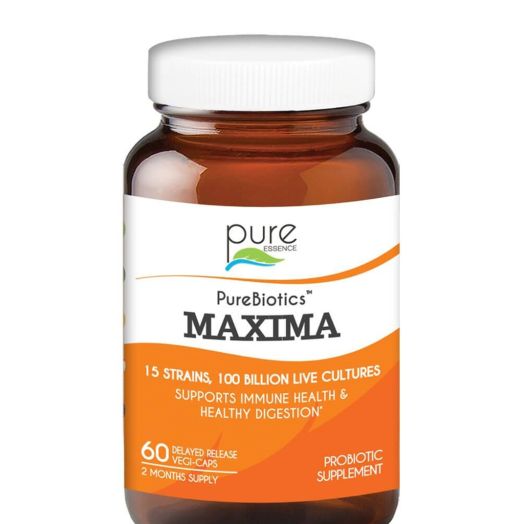 Pure Essence PureBiotics Maxima, 100 Billion CFU - 60 Delayed Release Vegi-Caps