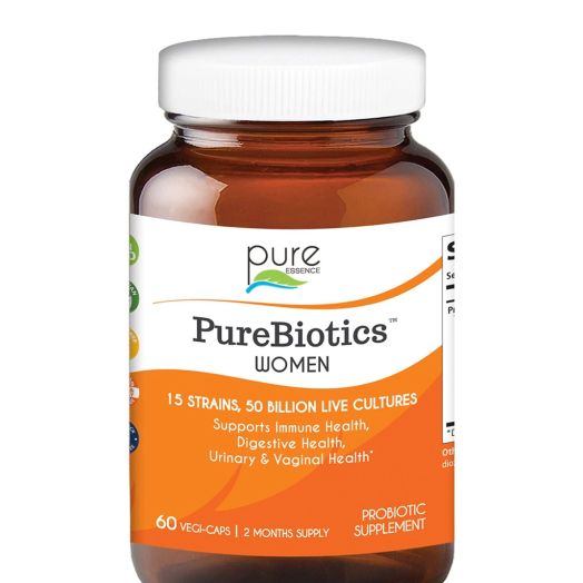 Pure Essence PureBiotics Women, 50 Billion CFU - 60 Vegi-Caps