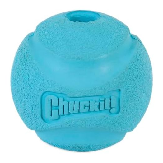 Chuckit High-Bounce Rubber Fetch Ball, Medium (2.5 Inch), Pack of 1, Assorted Colors, For Medium Breeds