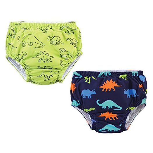 Hudson Baby Unisex Baby Swim Diapers, Dinosaurs, 3 Toddler