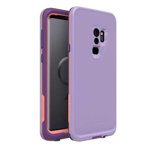 Lifeproof FRE Series Waterproof Case for Samsung Galaxy S9+ - Retail Packaging - Chakra (Rose/Fusion Coral/Royal Lilac)