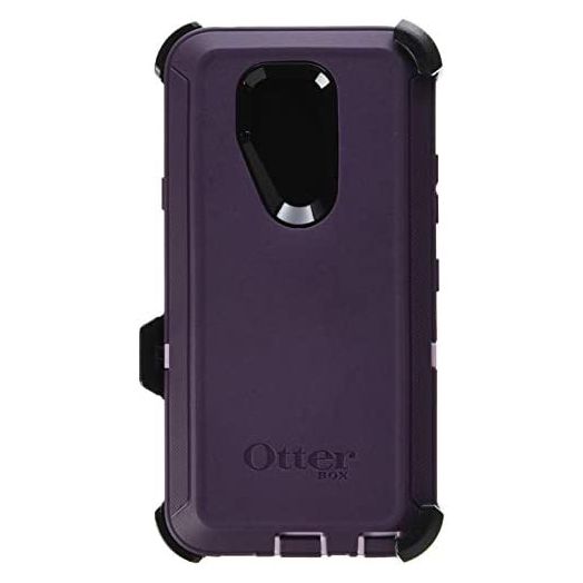 OTTERBOX Defender Series Case for LG G7 ThinQ - Retail Packaging - Purple Nebula (Winsome Orchid/Night Purple)
