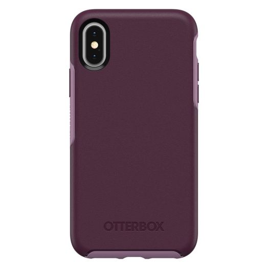 OTTERBOX SYMMETRY SERIES Case for iPhone Xs & iPhone X - Retail Packaging - TONIC VIOLET (WINTER BLOOM/LAVENDER MIST)