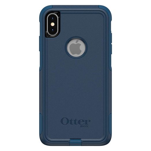 OTTERBOX COMMUTER SERIES Case for iPhone Xs Max - Frustration FREe Packaging - BESPOKE WAY (BLAZER BLUE/STORMY SEAS BLUE)