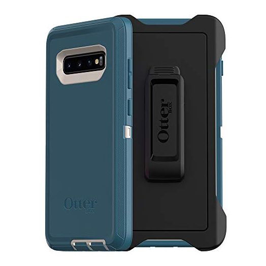 OtterBox DEFENDER SERIES SCREENLESS Case Case for Galaxy S10+ - BIG SUR (PALE BEIGE/CORSAIR)