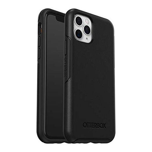 OtterBox iPhone 11 Pro (Only) Symmetry Series Case - Single Unit Ships in Polybag, Ideal for Business Customers - BLACK, ultra-sleek, wireless charging compatible, raised edges protect camera & screen