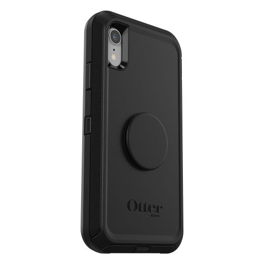 OtterBox + Pop DEFENDER SERIES Case for Apple iPhone XR - Black