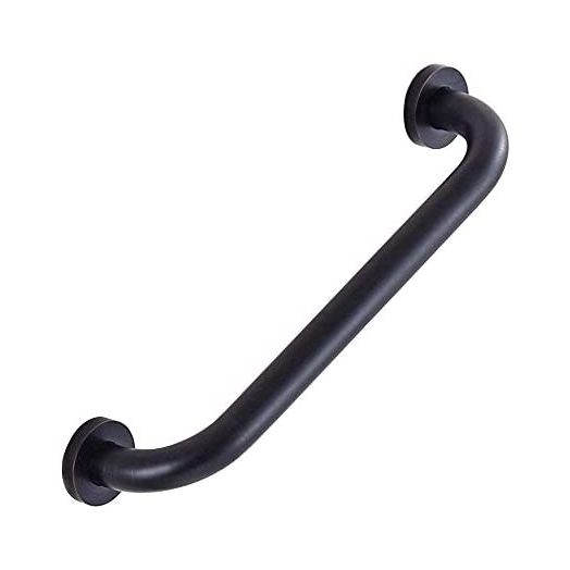 ELLO&ALLO Oil Rubbed Bronze Bathroom Shower Grab Bar, Home Care Bath Handrail (12 Inch)