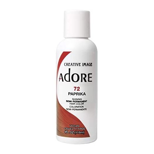 Adore Semi-Permanent Haircolor #072 Paprika 4 Ounce (118ml) (2 Pack)
