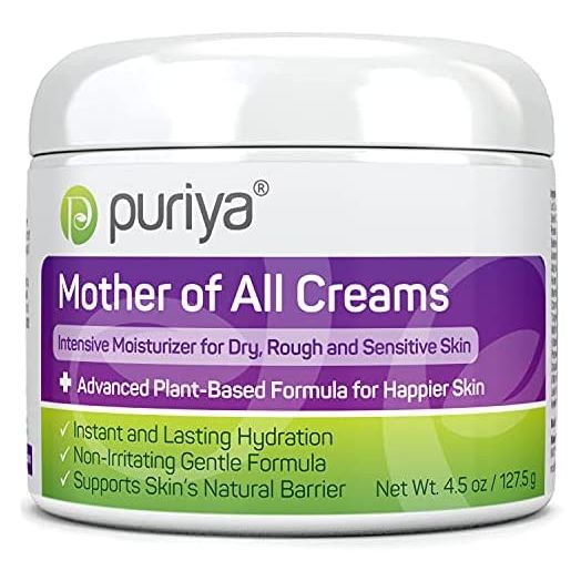 Puriya Hydrating, Soothing, Therapeutic Multi Purpose Daily Intensive Moisturizer with Honey, Shea Butter for Dry, Irritated, Sensitive Hand, Skin, Body. Long Lasting, Plant Based Mother of All Creams