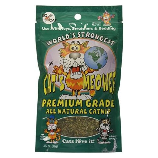 .352 Ounce The Cat's Meowee All Natural Premium Grade Cat Nip (Pack of 2)