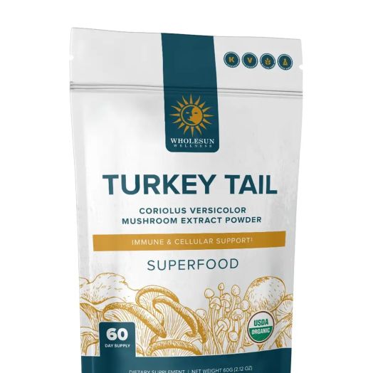 WholeSun Wellness Organic Turkey Tail - 2.12 oz (60 Grams)