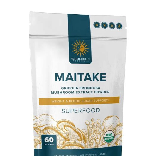 WholeSun Wellness Organic Maitake - 2.12 oz (60 Grams)
