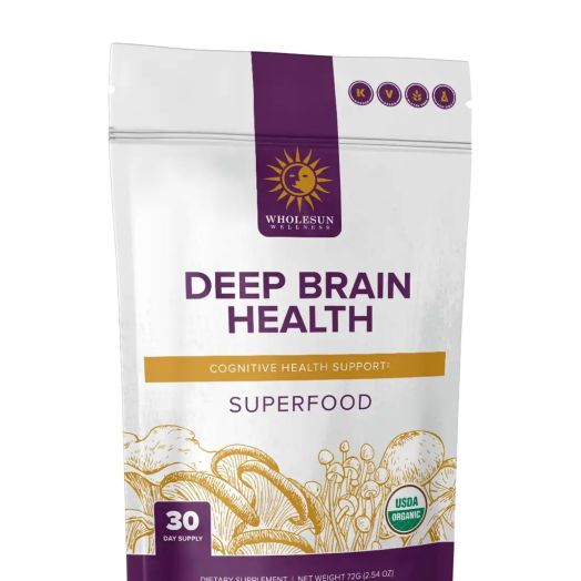 WholeSun Wellness Organic Deep Brain Health - 2.54 oz (72 Grams)