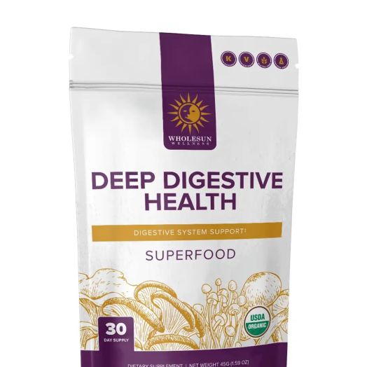 WholeSun Wellness Organic Deep Digestive Health - 1.59 oz (45 Grams)