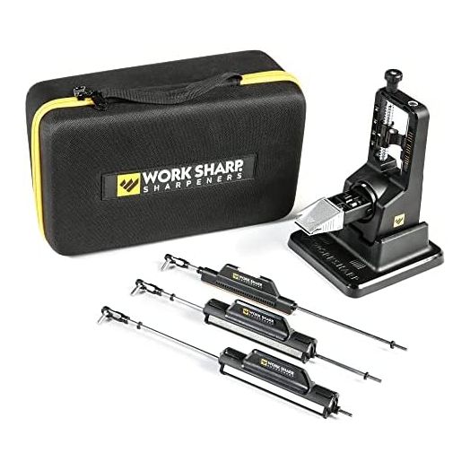 Work Sharp Precision Adjust Elite Knife Sharpener Including Additional Sharpening Stones and Carry Case | Work Sharp