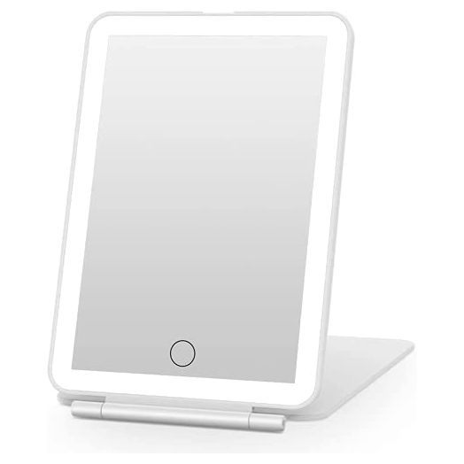 FUNTOUCH Rechargeable Travel Makeup Mirror with 72 Led Lights