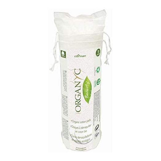 Organyc 100% Organic Cotton Rounds, Biodegradable, Chemical Free (70 Count)