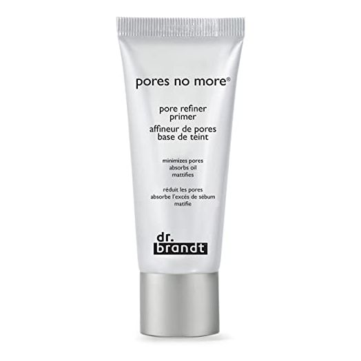 Dr. Brandt Pores No More Pore Refiner Primer Travel Size. Pore Refiner and Makeup Primer.?Mattifies?Skin?and Refines the Look of Pores (0.5 fl oz)