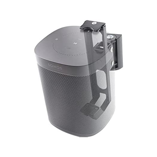 Wall Mounts Bracket for SONOS ONE/SONOS ONE SL and SONOS Play 1 Speaker (Swivel and Tilt,Compatible with Both SONOS ONE/ONE SL and SONOS Play 1, Black)