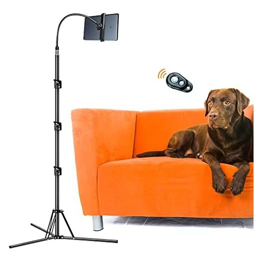 Abithid Cell Phone Tripod Stand, 80.7inch Tall Tripod for iPhone Adjustable Phone Video Stand for iPhone & Camera Live Video Recording Vlogging/Streaming/Photography