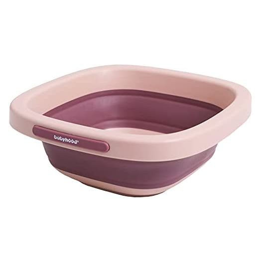 Babyhood MultiPurpose Collapsible Wash Basin for Kids and Babies Lightweight Portable Folding Basin for Washing Baby Bottles and Breast Parts and Home Kitchen Outdoor Camping Use 2021pink BH721