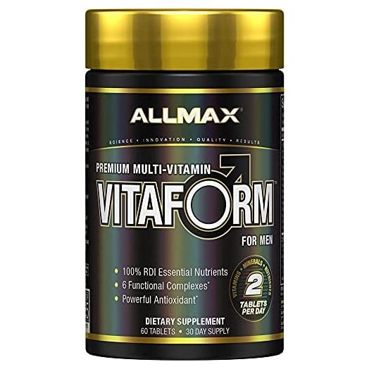 ALLMAX Nutrition Premium Vitaform, Performance Vitamin for Men, 60 Tablets