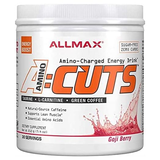 ALLMAX Nutrition AMINOCUTS (ACUTS), Amino-Charged Energy Drink (Goji Berry Martini)