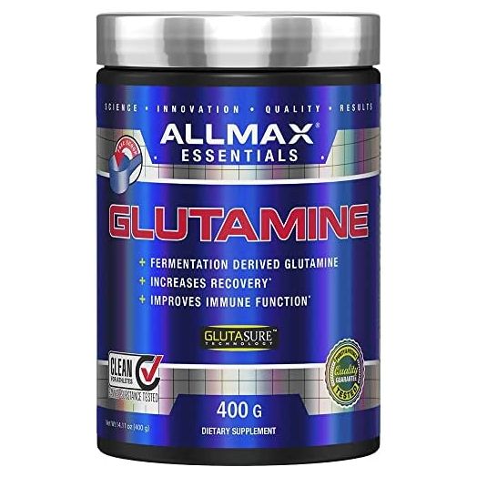 ALLMAX Nutrition L, Glutamine Powder, Muscle Recovery Formula, Gluten Free, Vegan, 400 Grams