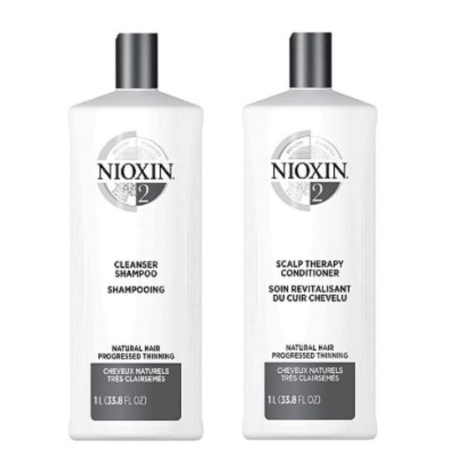 Nioxin System 2 liter Cleanser & Scalp Therapy Liter Duo, 33.8 Fl Oz
