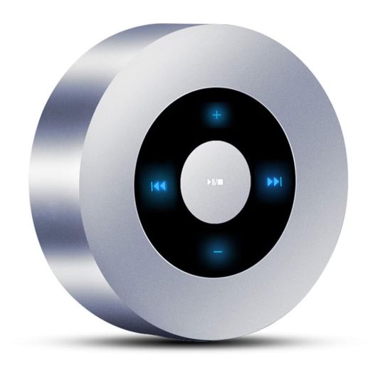 Smart LED Touch Bluetooth Speaker Portable Wireless Speakers with HD Sound / 12-Hour Playtime/Bluetooth 5.0 / Micro SD Support, for iPhone/ipad/Samsung/Tablet/Laptop/Echo Dot(Silver)