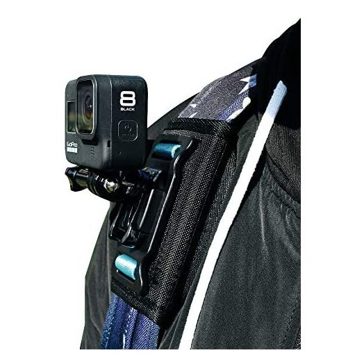 SUREWO Backpack Shoulder Strap Mount with Adjustable Shoulder Pad and 360° Rotating Base Mount Compatible with GoPro Hero 10/9/8/7/6/5 Black,DJI Osmo Action 2,Insta 360 ONE R and Most Action Cameras