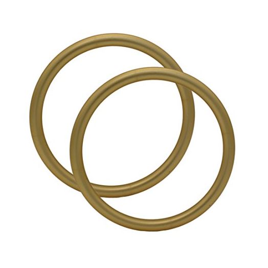 UNISOAR Aluminium Baby Sling Rings for Baby Carriers & Slings 3" Large Size Gold Color 1 Pair