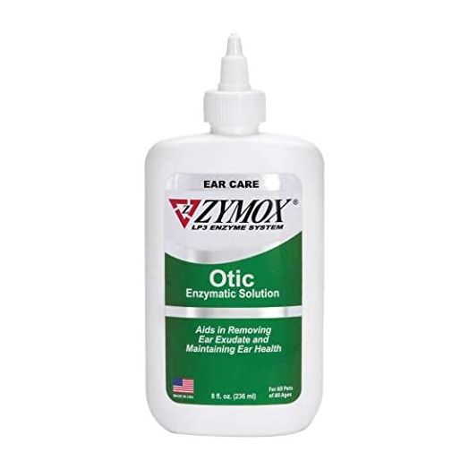Pet King Brands Zymox Otic Enzymatic Solution for Dogs and Cats to Soothe Ear Infections Without Hydrocortisone for Itch Relief, 8oz