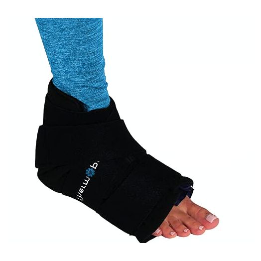 Thermopeutic Ice Reusable Pack Gel Wrap for Foot and Ankle - Cold Compression for Sprained Ankle Injuries, Feet & Heel, Plantar Fasciitis and Achilles Tendonitis