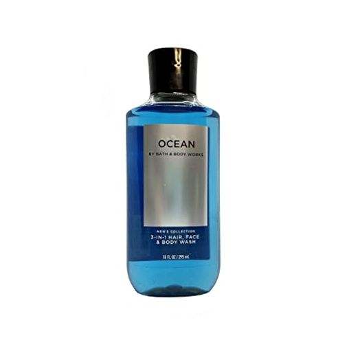 Bath & Body Works, Signature Collection 2-in-1 Hair + Body Wash, Ocean For Men, 10 Ounce