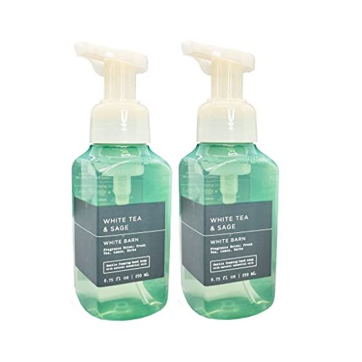 White Barn Gentle Foaming Hand Soap in White Tea & Sage (2 Pack)