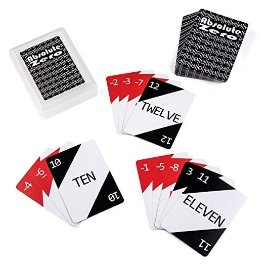 Absolute Zero Card Game, Family Fun Math Game!