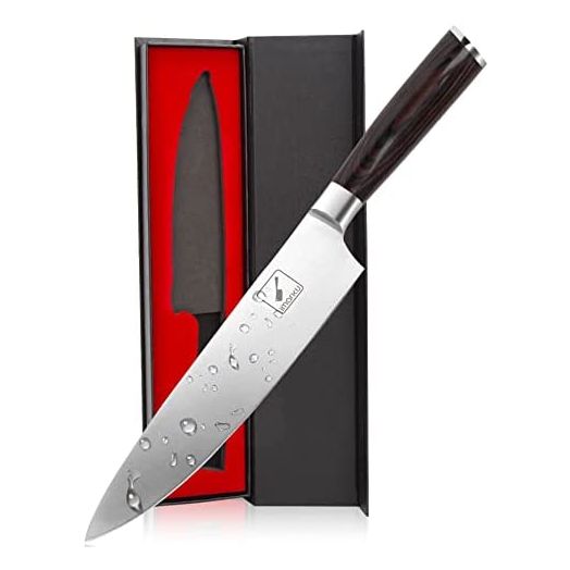 imarku Japanese Chef Knife, Pro Kitchen Knife 8 Inch Chef's Knives High Carbon Stainless Steel Sharp Paring