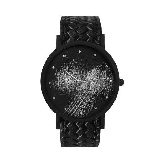 Unisex core-SL-115 Analog Display Swiss Quartz Black Watch