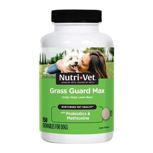 Nutri-Vet Probiotic Dog Supplements|Grass Guard Max with Probiotics & Digestive Enzymes