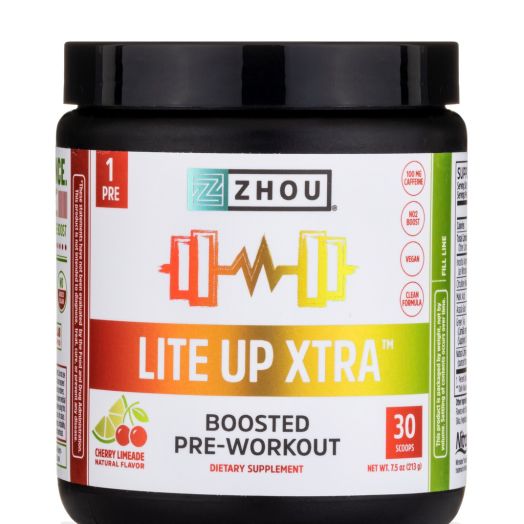 Zhou Nutrition Lite Up Xtra - Cherry Limeade - 7.5 oz (213 Grams)