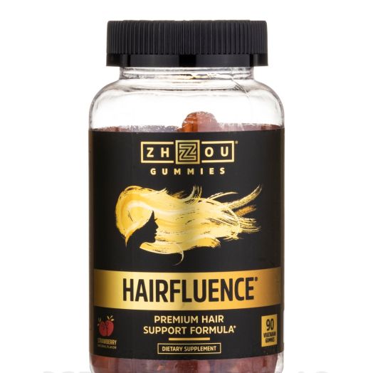 Zhou Nutrition Hairfluence - Strawberry Flavor - 90 Vegetarian Gummies