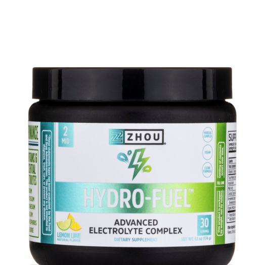 Zhou Nutrition Hydro-Fuel Powder - Lemon Lime - 6.1 oz (174 Grams)