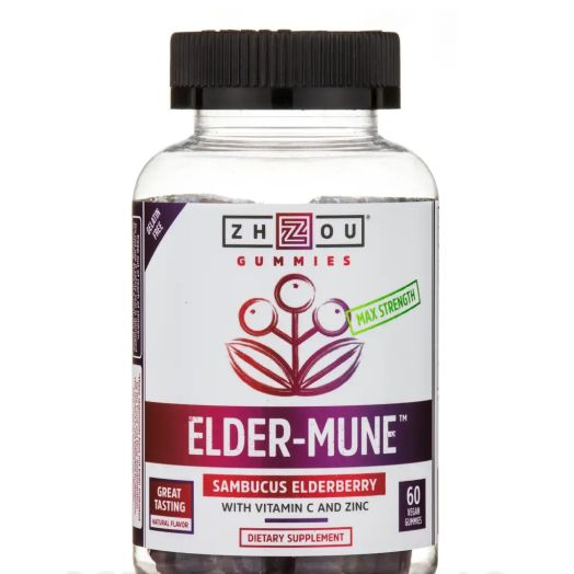 Zhou Nutrition Elder-Mune Elderberry Gummies - 60 Vegan Gummies