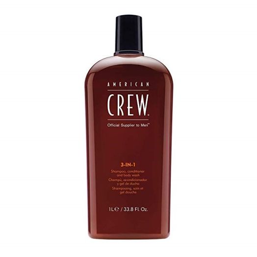 American Crew Official Supplier to Men 3-in-1 Shampoo Conditioner & Body Wash, 33.8 fl oz