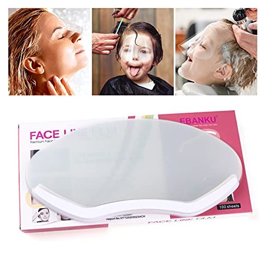 EBANKU Microblading Permanent Makeup Shower Face Shields Visors, Disposable (100 PCS)