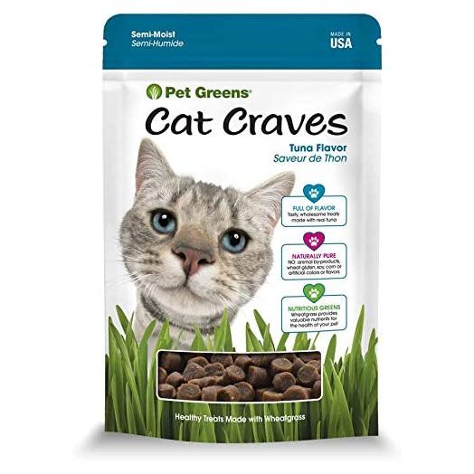 Pet Greens Semi-Moist Cat Craves Tuna Flavored Treats, 3 Ounces Each (3 oz)