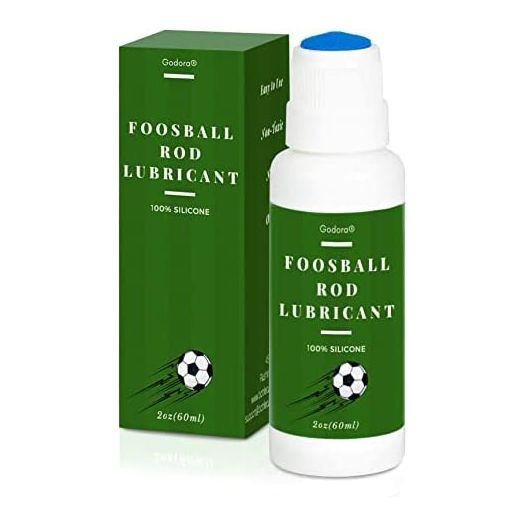 2oz Foosball Rod Lubricant with Dauber Top Applicator, 100% Pure Silicone Oil for Foosball Accessories